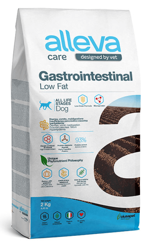 Сухой диетический корм Alleva Care Dog Gastrointestinal Low fat  для собак с расстройствами пищеварения
