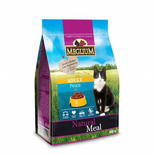 Корм Меглиум для взрослых кошек с рыбой (Meglium Cat Adult Fish)