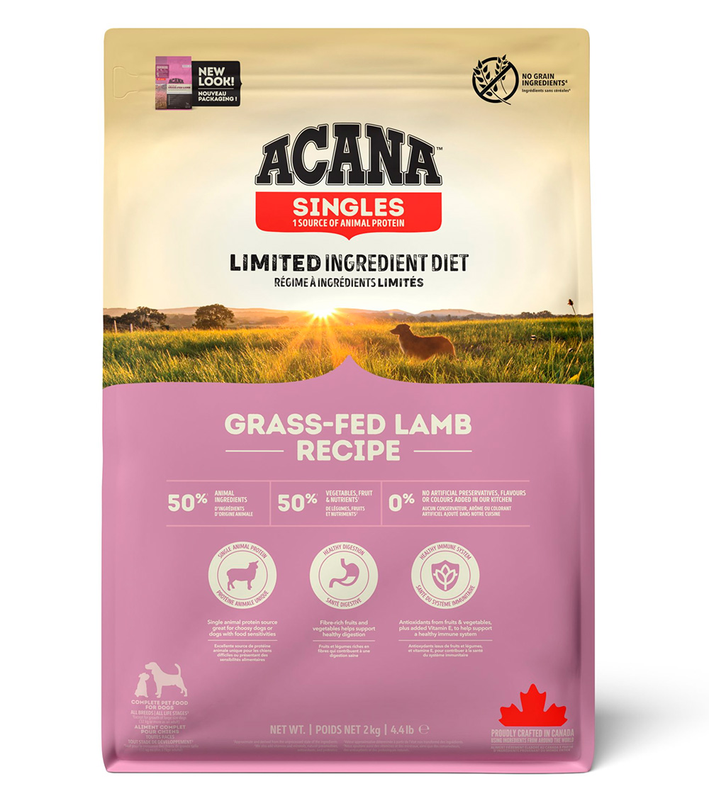 Корм беззерновой Акана Ягненок (ACANA Grass-fed Lamb) для собак с ягненком