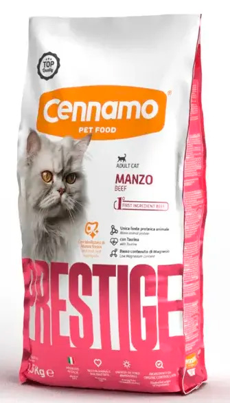 Корм Cennamo Prestige Adult Cat MANZO для взрослых кошек (говядина)