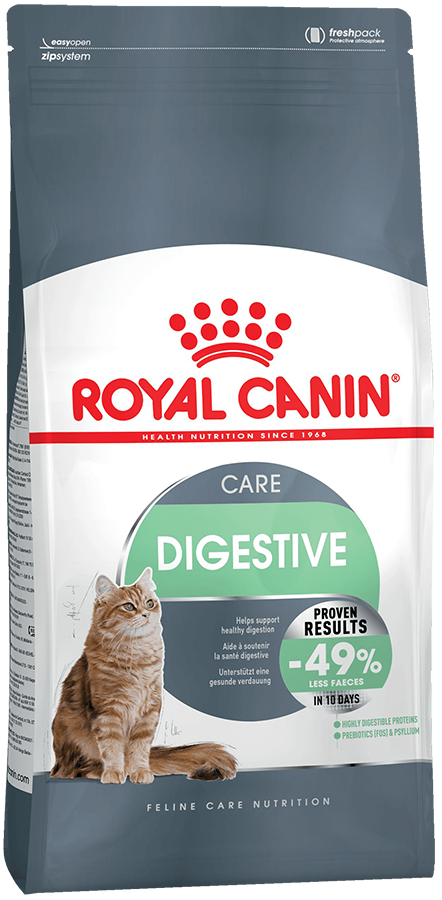 Корм для кошек Royal Canin Digestive Care (поддержка пищеварения). Роял канин Рыбные колечки