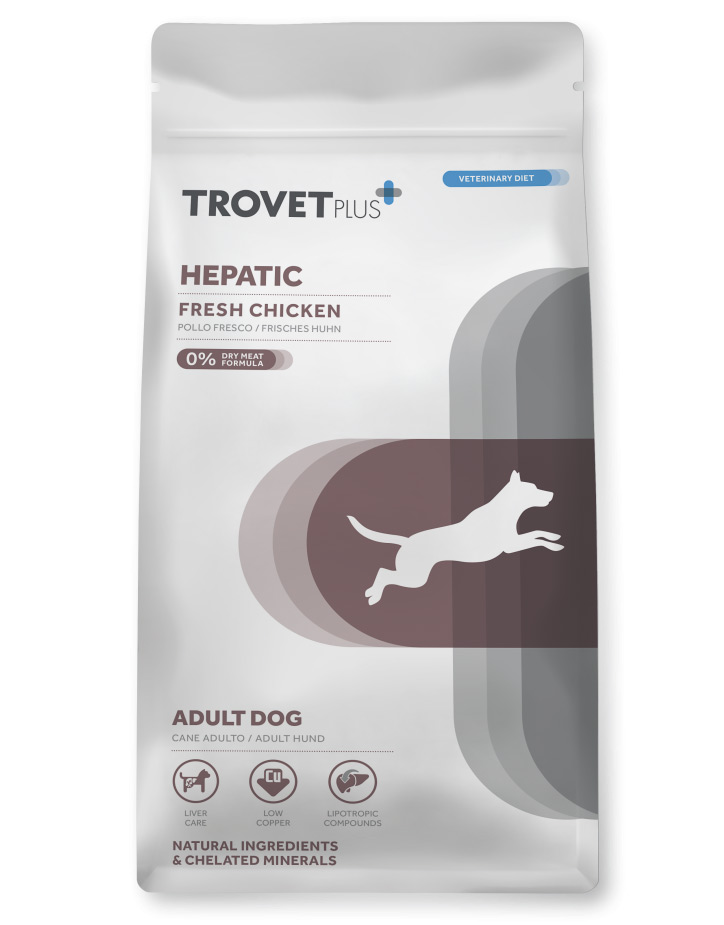 Диетический корм Trovet Plus Adult Dog Hepatic Fresh Chicken для собак с недостаточностью функции печени (свежая курица)