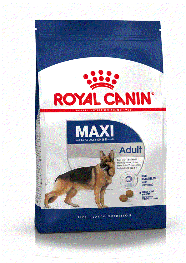 Корм для собак Royal Canin Maxi Adult (для взрослых собак крупных пород с 15 месяцев до 5 лет)