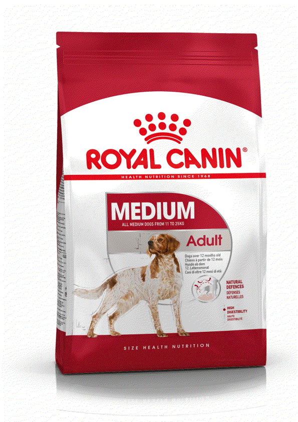 Корм для собак Royal Canin Medium Adult (Медиум Эдалт для собак средних пород от 1 до 7 лет)