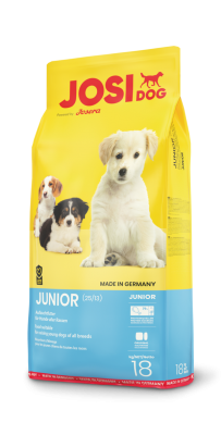Корм Йозидог Юниор (JosiDog Junior) полнорационный корм для щенков и молодых собак всех пород JosiDog Junior (Junior 25/13), 18 кг.