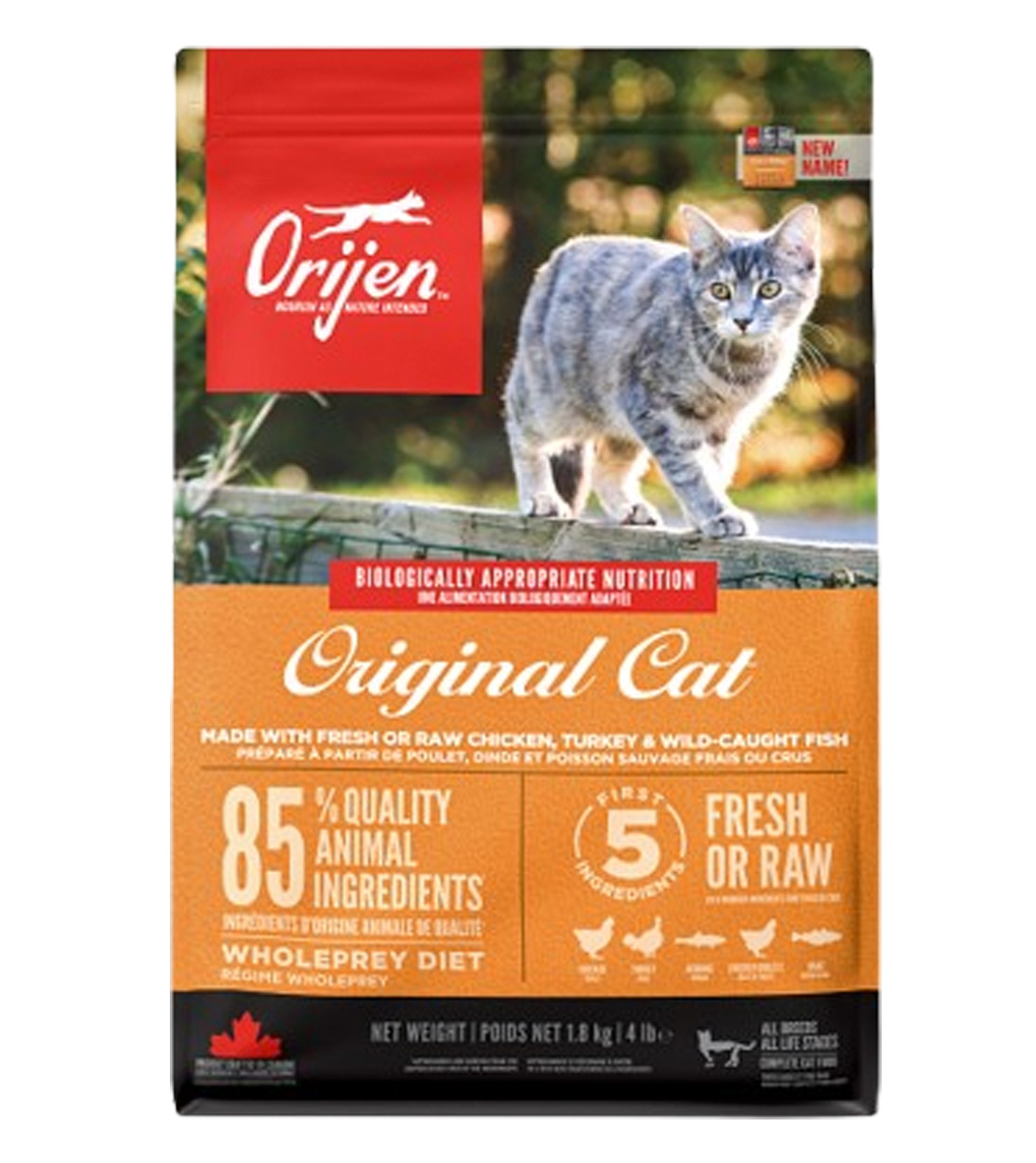 Корм беззерновой Ориджен Ориджинал  (ORIJEN Original Cat) для кошек всех возрастов