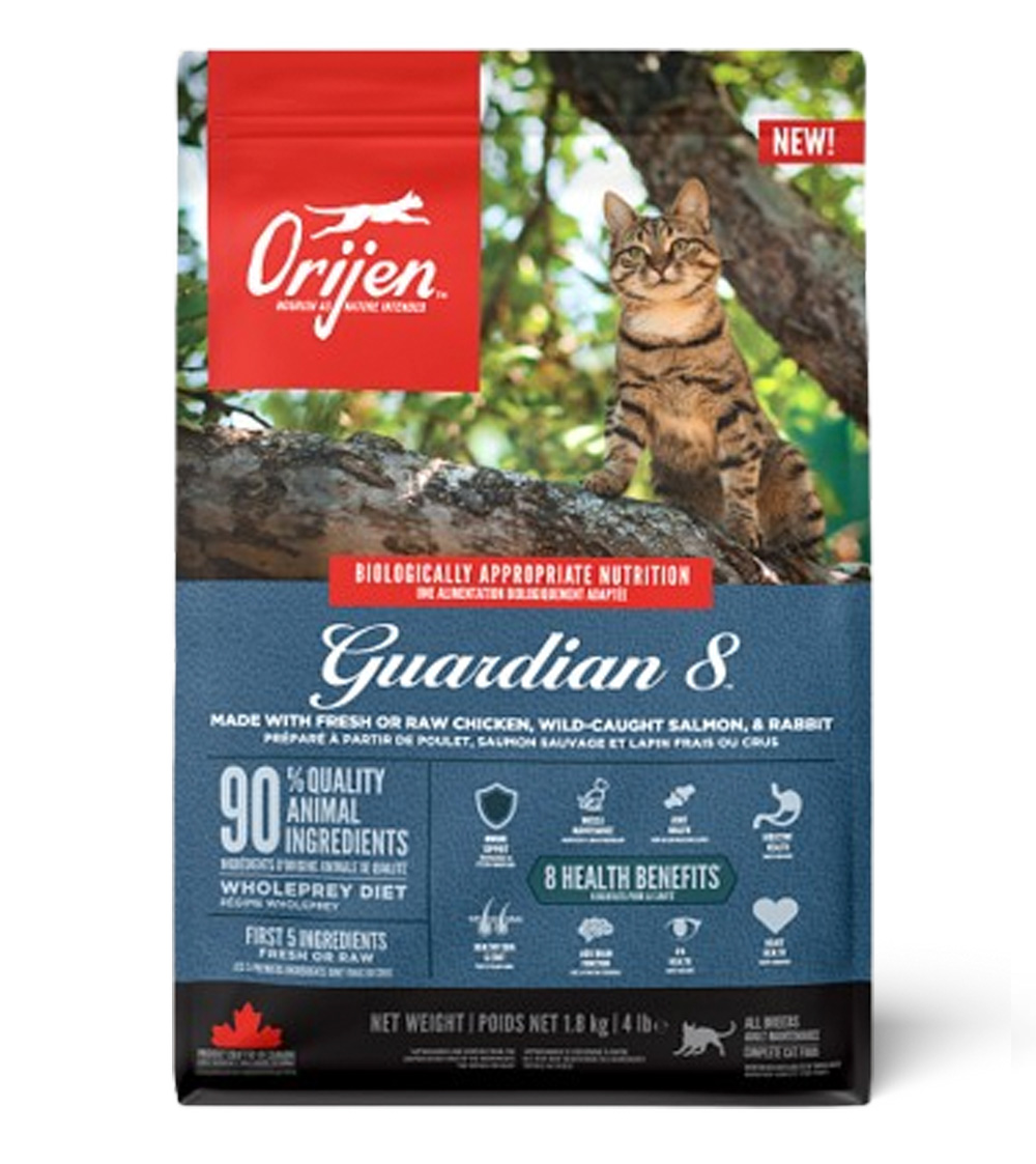 Корм беззерновой Ориджен Гуардиан 8 (ORIJEN Guardian 8) для взослых кошек