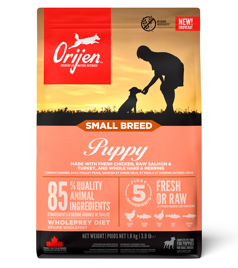 Корм беззерновой Ориджен Паппи Смол Брид (ORIJEN PUPPY  SMALL BREED DOG) для щенков мелких пород