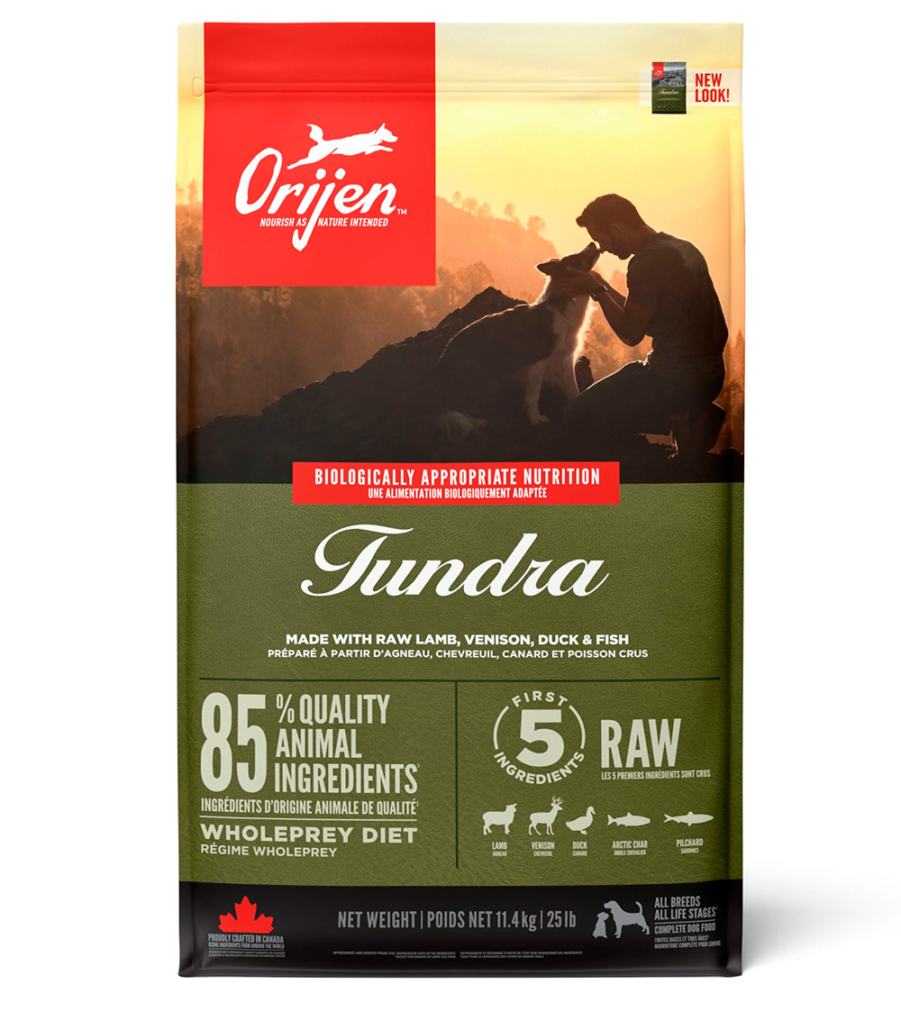 Корм беззерновой Ориджен Дог Тундра (ORIJEN DOG TUNDRA) для собак всех пород