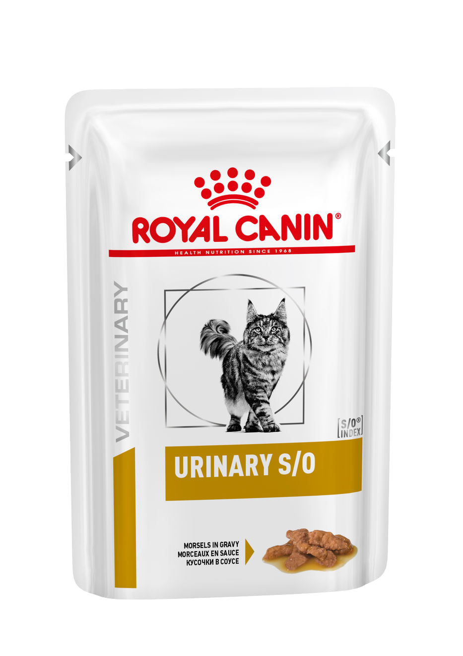 Корм для кошек Royal Canin Urinary S/O in GRAVY соус (Роял Канин Уринари С/О), 12*85 гр