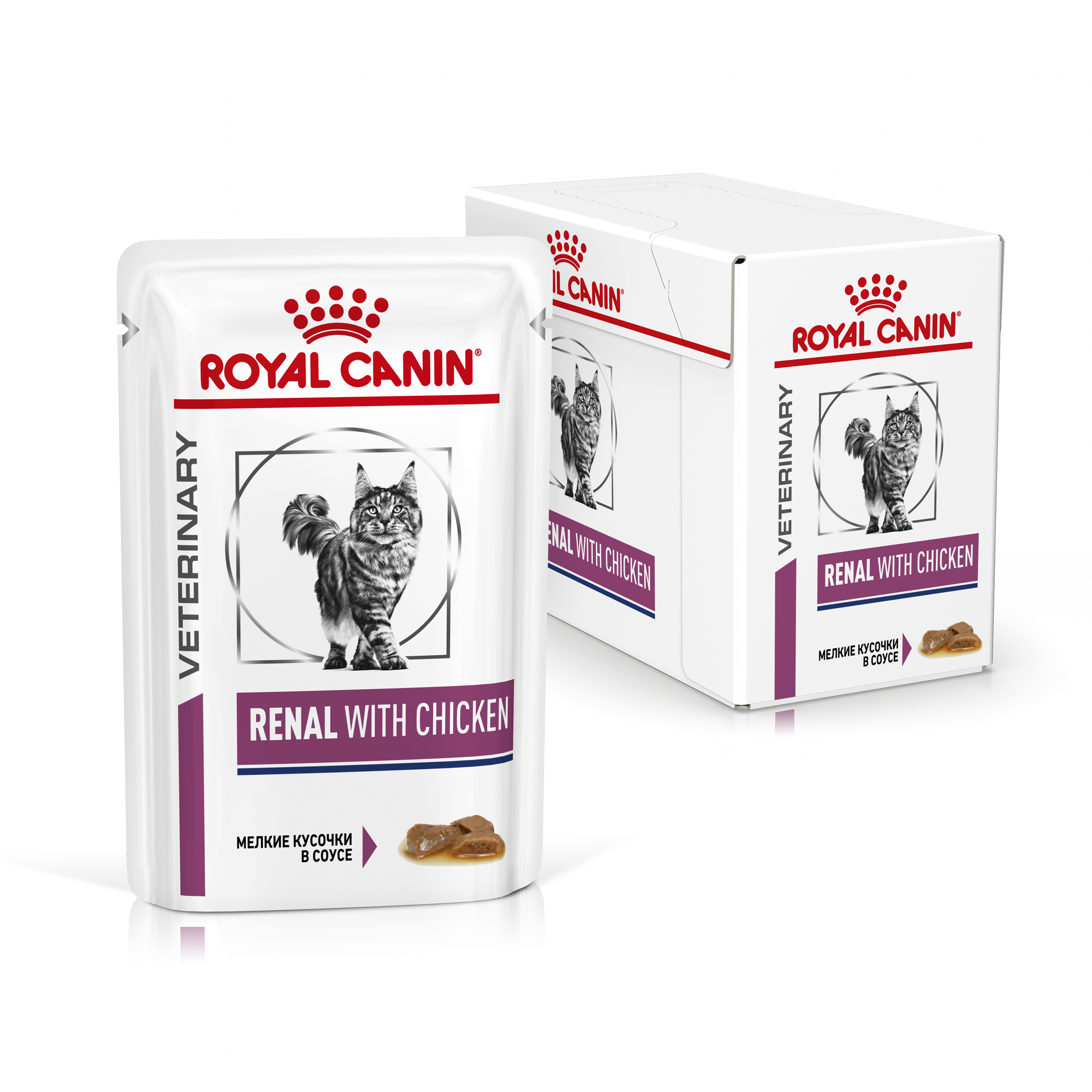 Корм для кошек Royal Canin Renal (курица), 12*85 гр