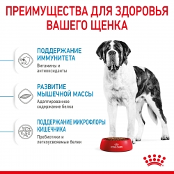 Корм для щенков Royal Canin Giant Junior (для щенков гигантских пород от 8 до 24 месяцев) Image 3