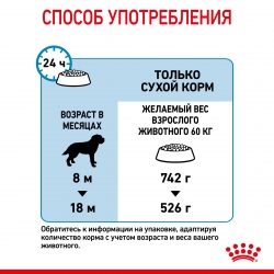 Корм для щенков Royal Canin Giant Junior (для щенков гигантских пород от 8 до 24 месяцев) Image 4