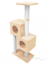 Игровой комплекс двойной домик с шариком на резинке (мех, хлопок). 1,27 м Image 1