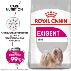 Корм для собак Royal Canin Mini Exigent (Мини Экзиджент для собак привередливых в еде) Image 1