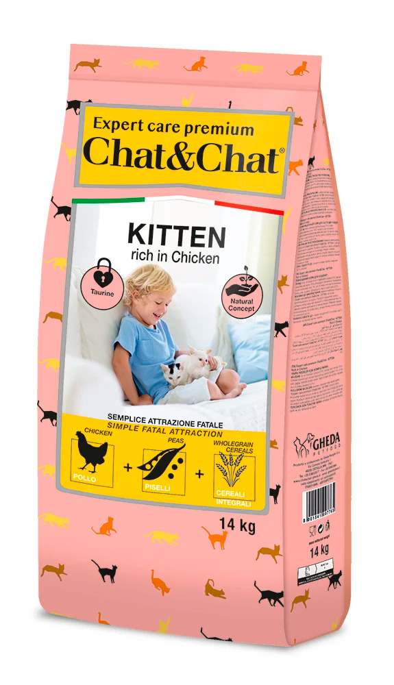 Сухой корм для котят Chat & Chat Expert Kitten (Курица)